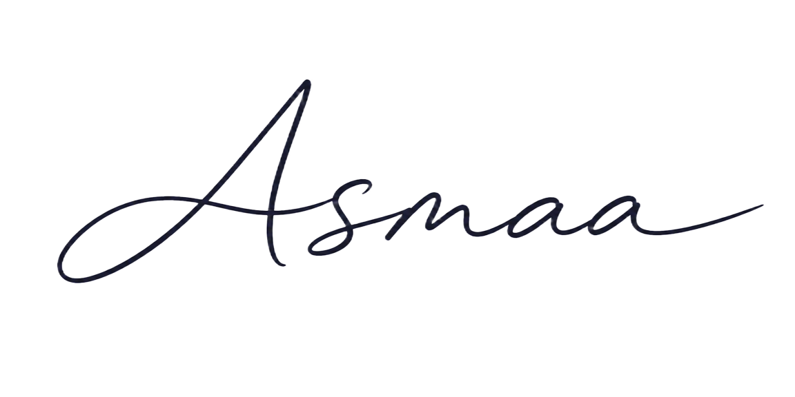 Asmaa's signature